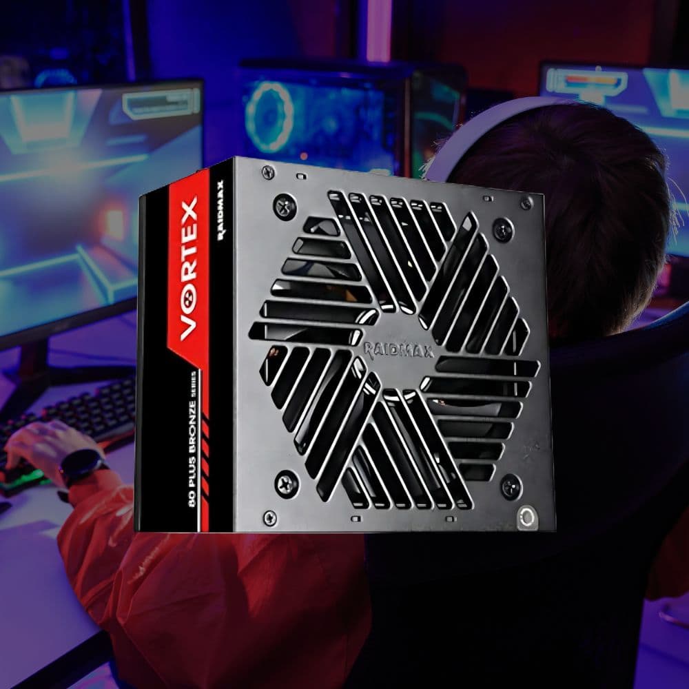 FUENTE 600W RAIDMAX VORTEX 80 PLUS BRONZE GAMER
